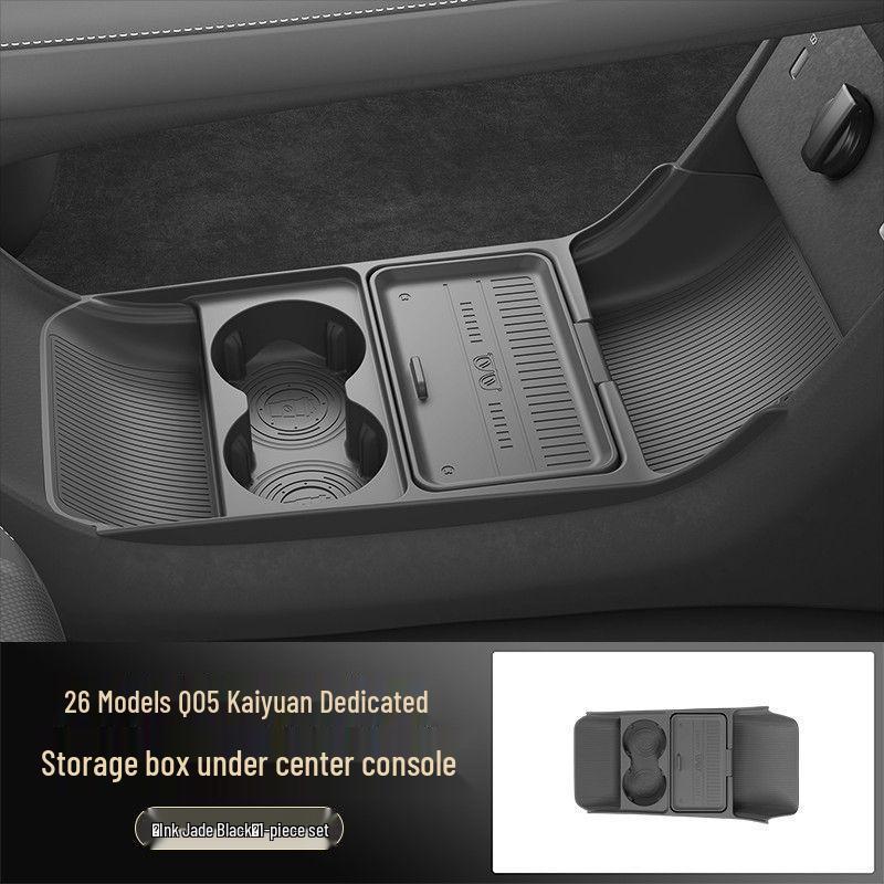 Kaiyuan Q05 Silicone Center Console Lower Storage Box for Car Interior Modification