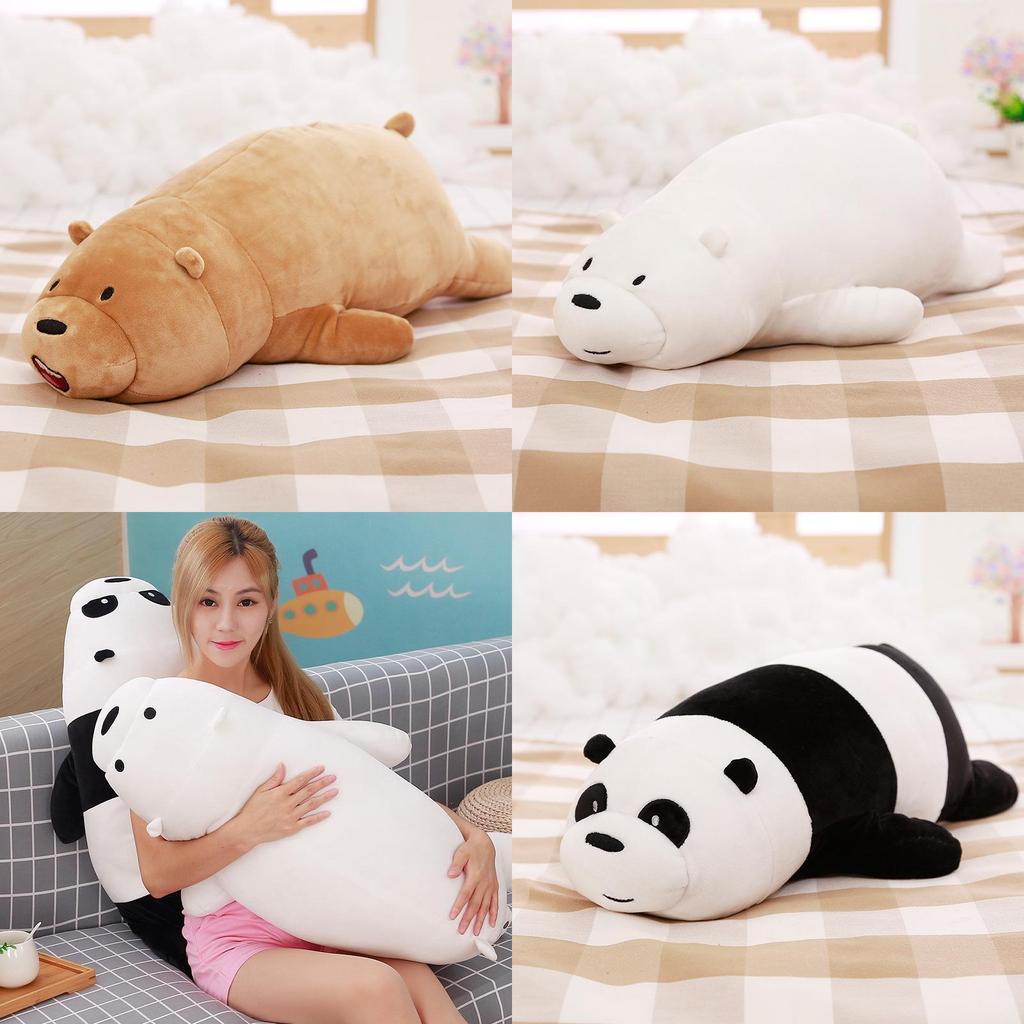 Wir Bären Kissen Cartoon Bär Grizzlybär Panda Weich Gefüllt Plüschtier Puppe Entzückend Und Kuschelig