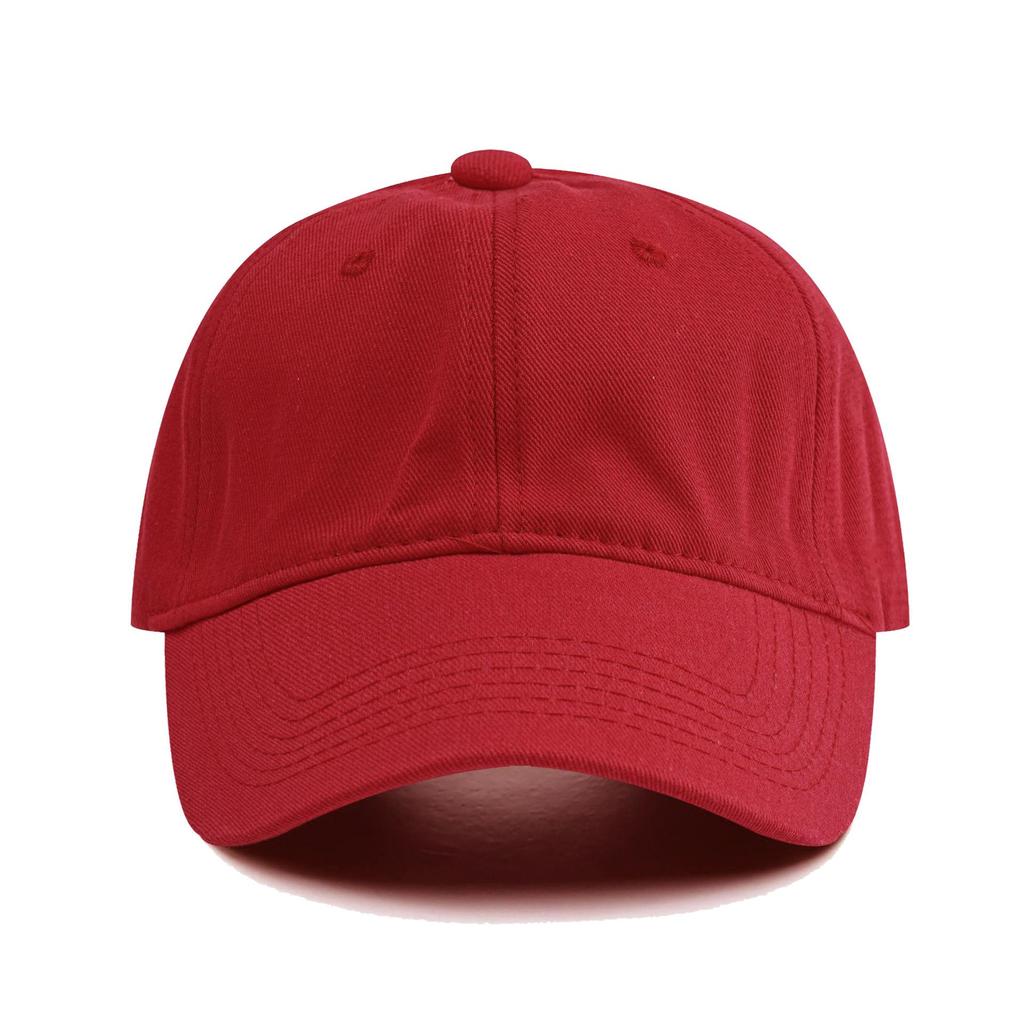 Korean & Japanese Style Soft Cotton Baseball Cap - Custom Logo Option