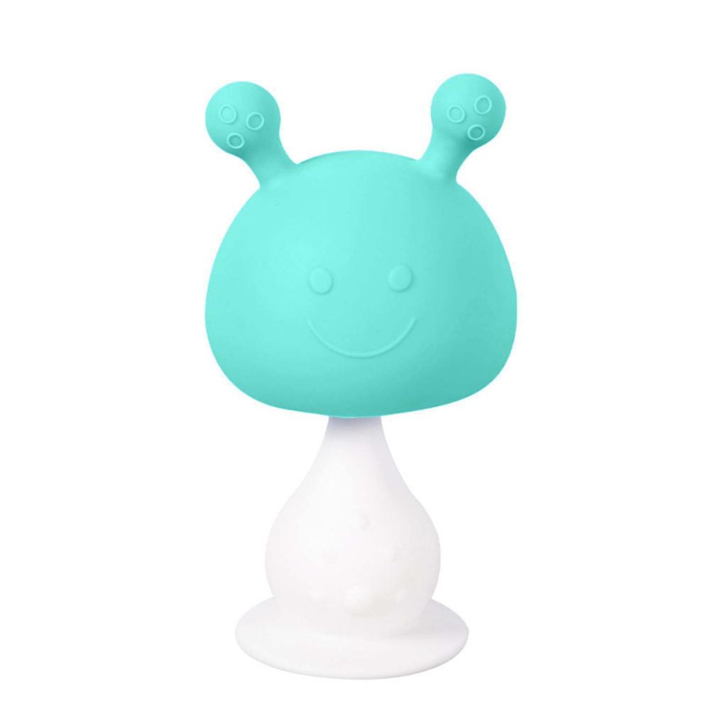 Jucărie de dentiție din silicon pentru bebeluși, jucărie liniștitoare pentru mușcături, distractivă pentru copii