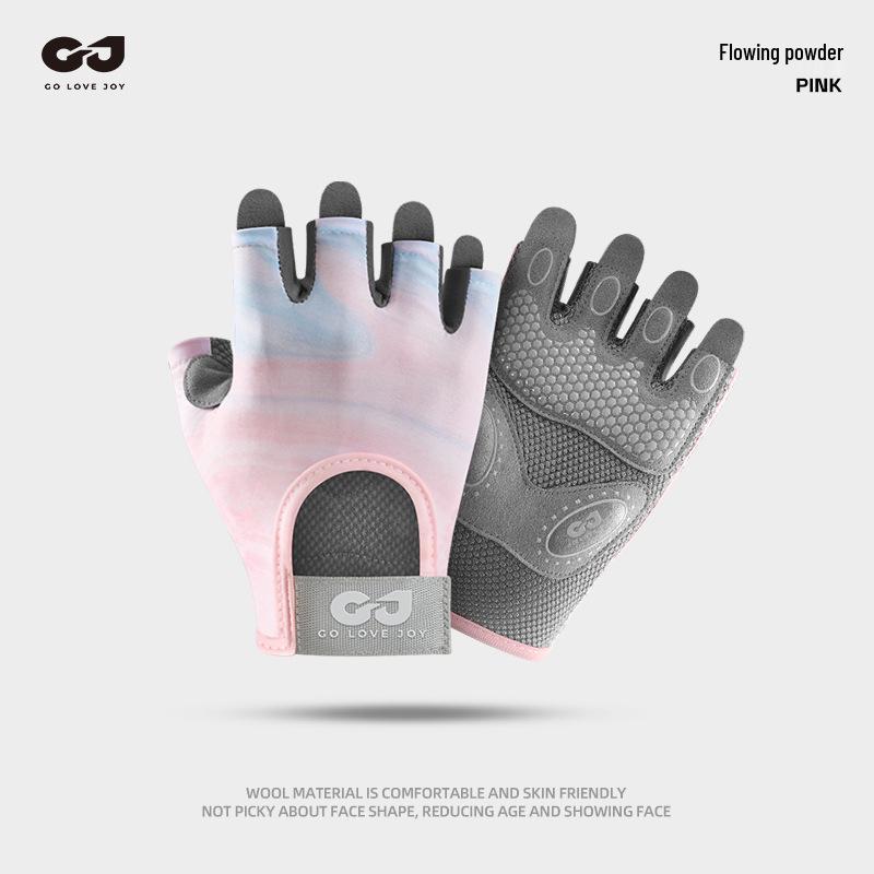 

Women s Summer Cycling Gloves: Breathable, Anti-Slip, Shock-Absorbing, Wear-Resistant, Half-Finger, Anti-Blister Fitness Gloves for Outdoor Sports L