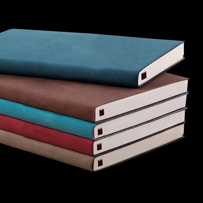 10 Colors A5 Notebook - Soft Suede Leather Lined Journal with 160 or 240 Pages, Elegant Notepad for Work,Study, Gift for Writers
