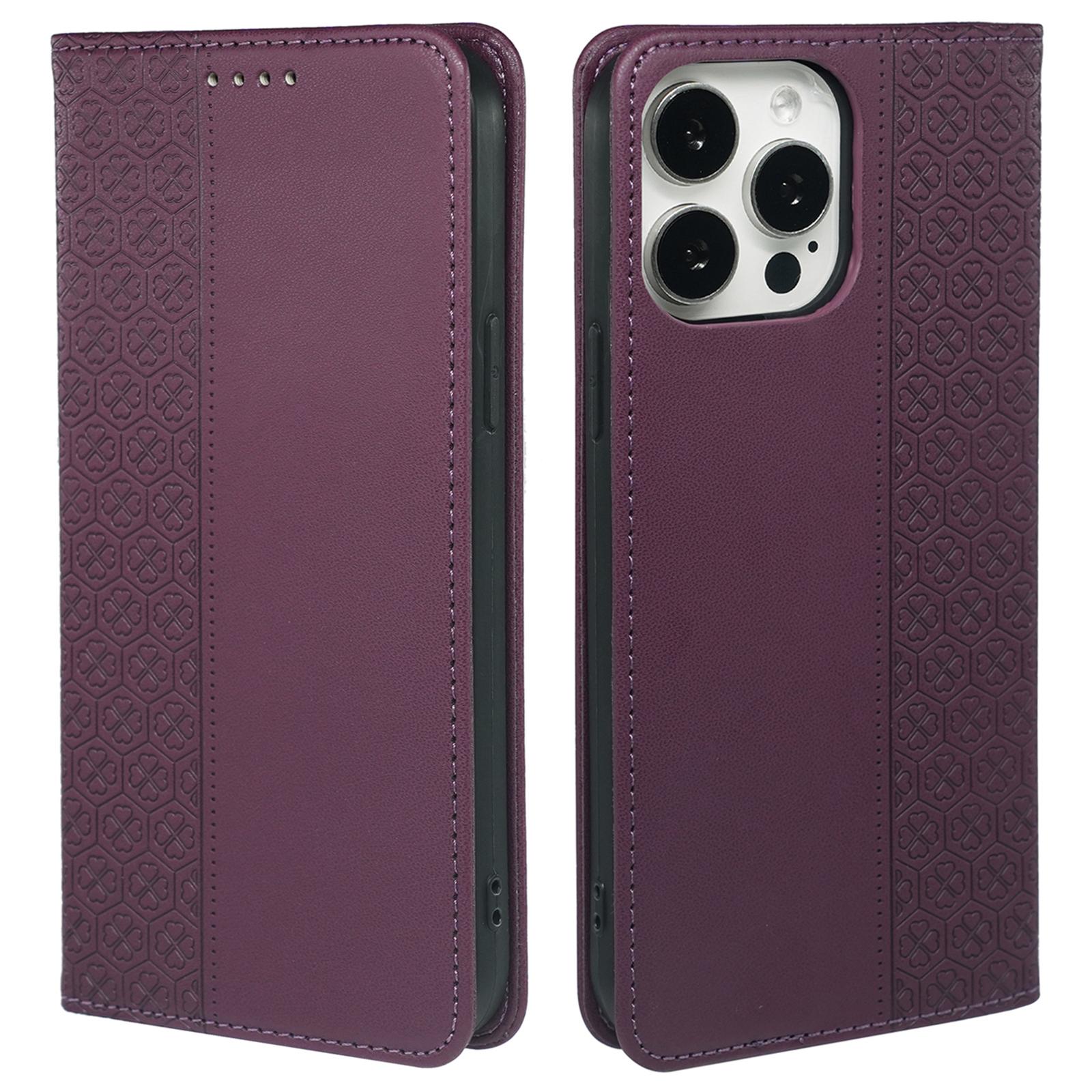 

Шкіряний чохол-чохол для iPhone 13 Pro Dark Purple
