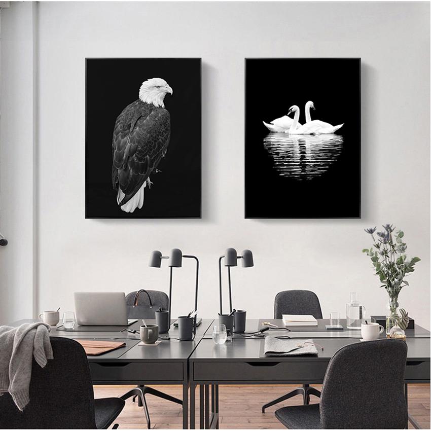 Bilder für Wohnzimmer Dekoration Home Decor Tier Leinwand Malerei Wand Kunst Löwe Elefant Pferd Poster und Drucke Wand