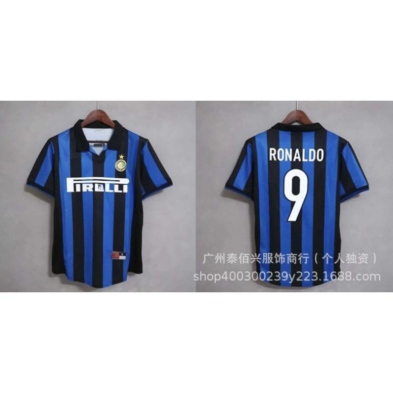 Wholesale Serie A Classic Retro Football Jersey AC Milan Kaka Inter Home and Away Short Sleeves Undertake Delivery