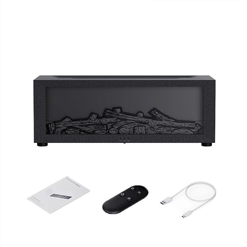 3D Simulation Air Humidifier Essential Oils Humidifiers Home Aroma Humidifier Flame Automatic Fragrance Diffuser With Remote Control