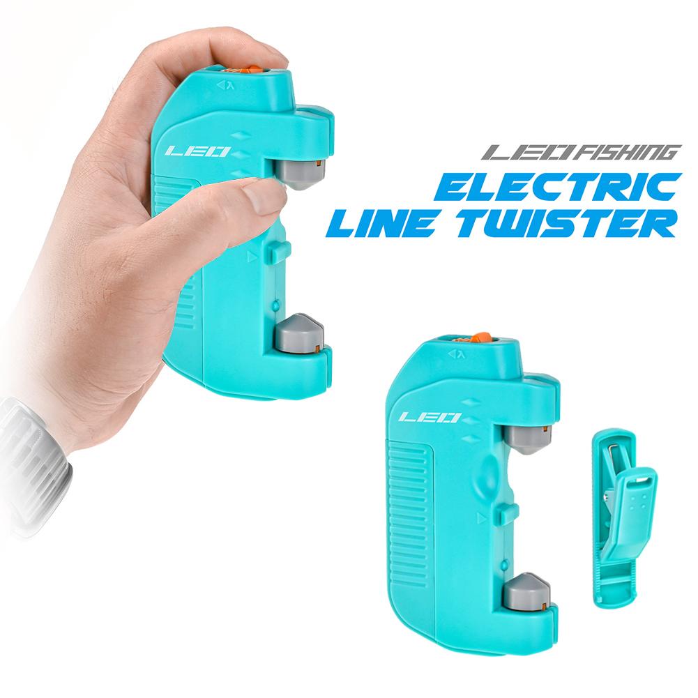 Strumento Legatura Elettrica ABS Macchina Annodatrice Automatica Twister per Filo Leader da Pesca Strumento Professionale per Filo da Pesca