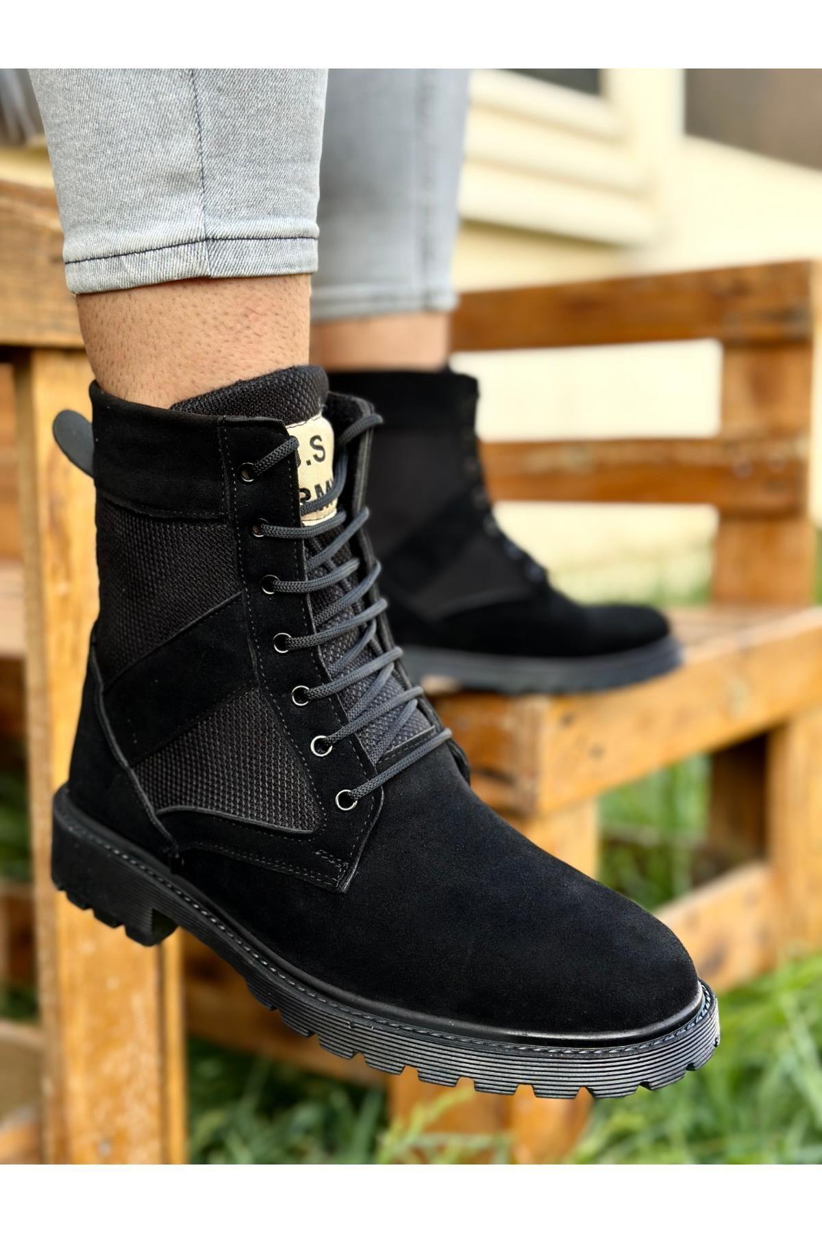 

Men s Fashion Faux Leather Flat Heeled Boots Bootie Men M Postal Boots Shoes 40