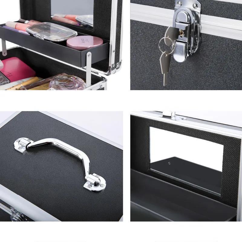Cosmetic Luggage Portable Large-capacity Cosmetic Storage Box Tattoo Embroidery Nail Multi-layer Toolbox