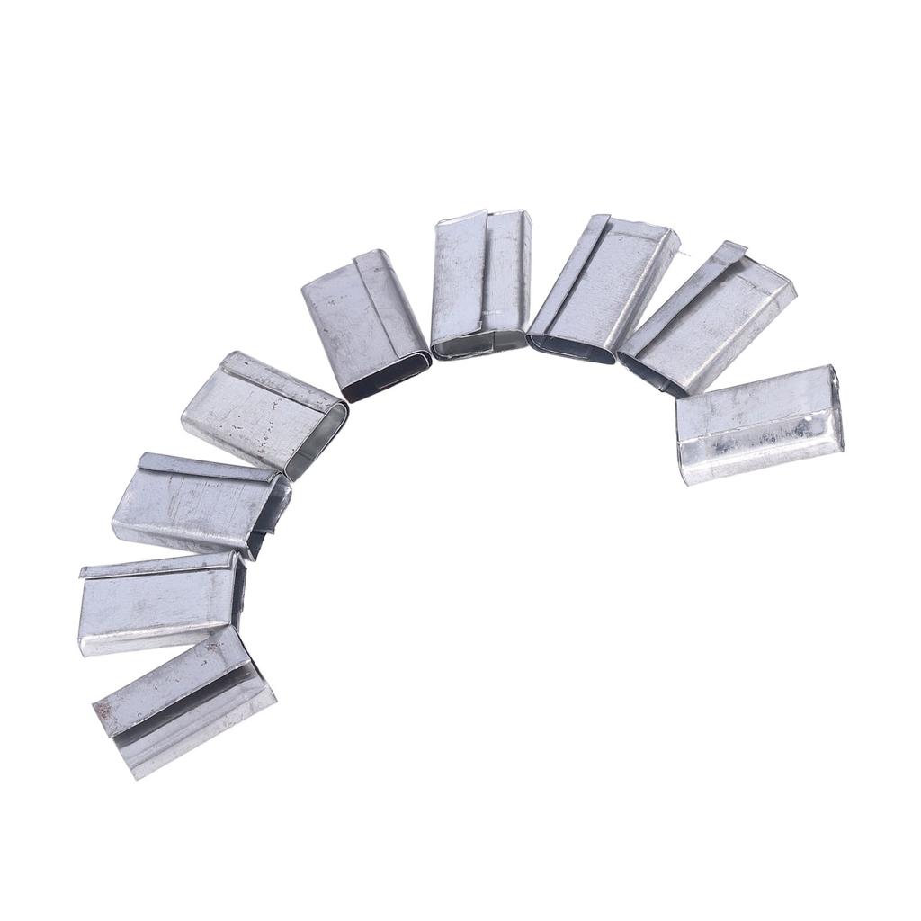 Packaging Strapping Seals 1KG Iron Sheet Strapping Clips PP Belt Packaging Buckles