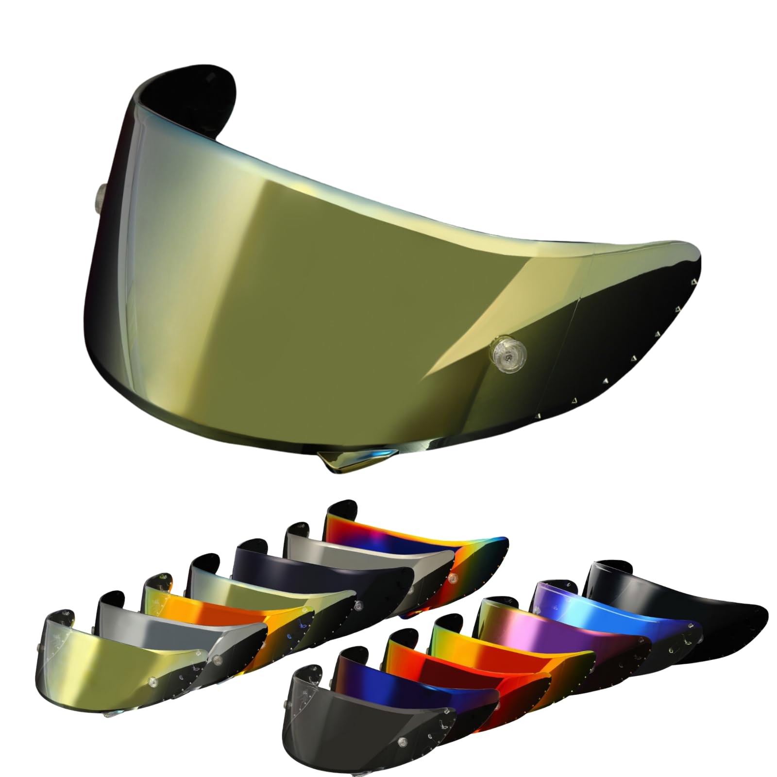 

послепродажное зеркало дымчатое прозрачное шлем X14 Z7 Xfourteen мотоциклетное темное мягкое CWRF УФ УФ УФ мотоциклетное пинлок [kinkyamigo] Доставка на следующий день, золотой