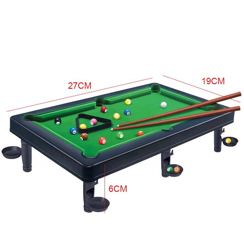 Non-Toxic Mini Pool Table Game Tabletop Desktop Sports Billiards Board Party Game Mini Tabletop Set Toy Gift For Parent Child Interactive