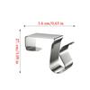 Gutter Hooks For Outdoor Lights 50Piece Heavy Duty Anti-Slip Fasteners Holiday Light Clips For Patio Wall Ceiling Picture Tree