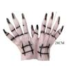 Gothic Cosplay Gloves Punk Party Scary Props Funny Witch Cosplay Costume  Festival
