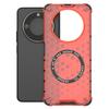 For Honor X60 5G Case Compatible with MagSafe Honeycomb Design TPU+PC Phone Cover