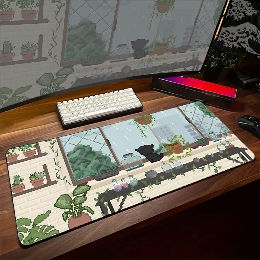 Gaming Accessories Cat Mouse Pad Large Cute Mousepad Gamer Mouse Mat Game Speed Keyboard Computer Desk Mat