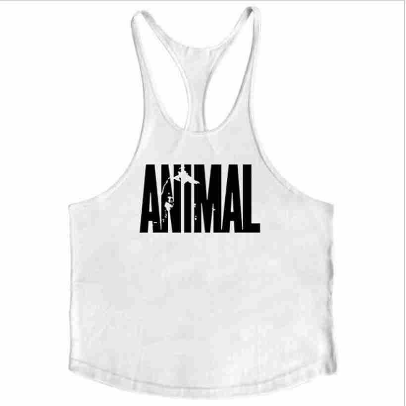 Men Summer Quick Drying Bodybuilding Fitness Muscle Sports Letter Printing Vest