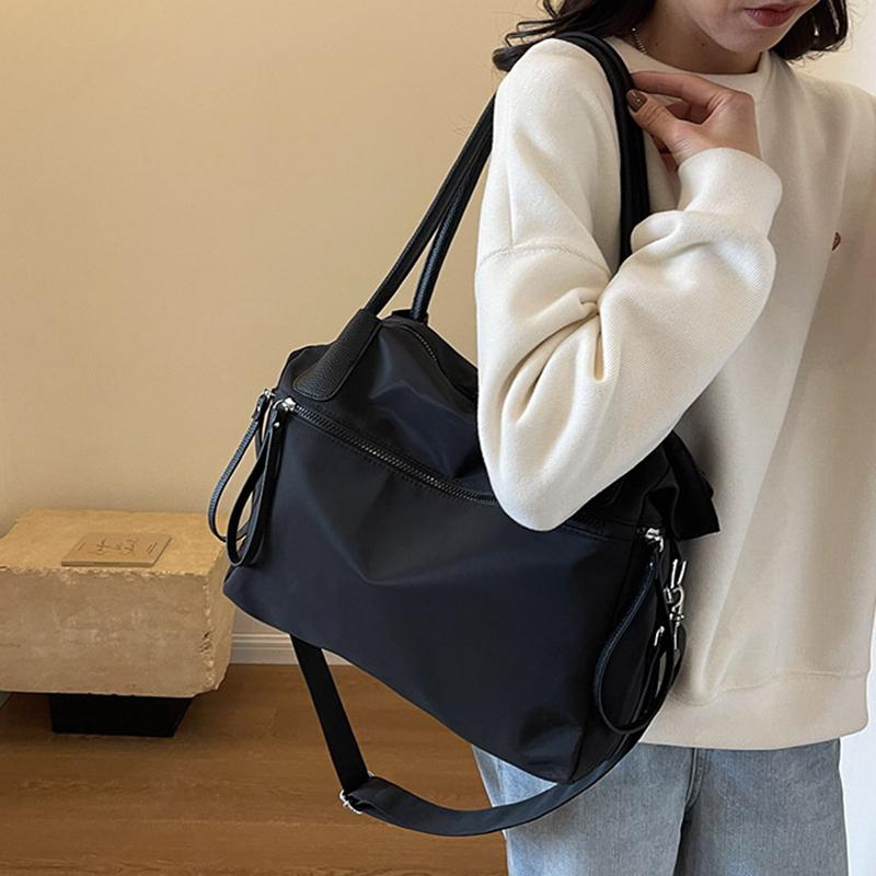 Nylon Oxford Bag Women Autumn and Winter Trendy Handbag Casual Tote Bag Large Capacity Shoulder Messenger Bag AVE