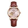 Top Brand New Women's Watch Waterproof Fashion Hollow Automatic Mechanical Watch Belt Women's Watch Luminous Exquisite Simple Women's Watch