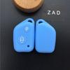 ZAD Silicone rubber Key FOB Case Cover set holder For Peugeot 106 205 206 306 405 406 2button  key cover