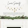 Moon & Crafts Boho Moon Phase Wall Hanging 50” Gold Brass Garland, 15 Handmade Hammered Moons, Celestial Wall Decor for Bedroom, Living Room &