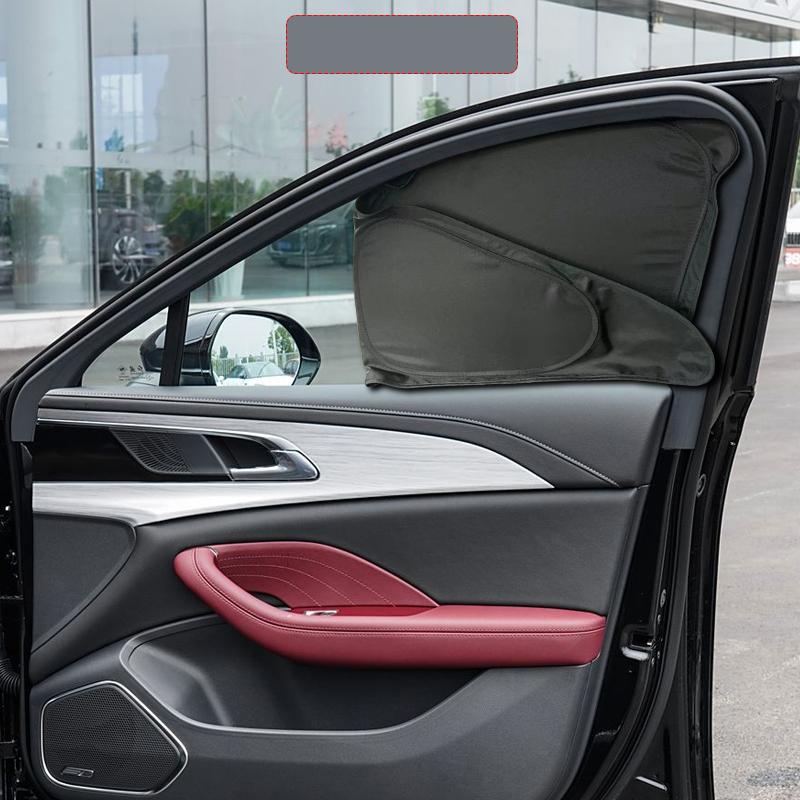 Car Black Windows Privacy Sunshade For HONGQI H5 2020-Present Auto Anti-UV Heat Insulation Protect Cover Interior Accessories