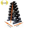Zhongjing Hex Dumbbell Set with Storage Rack