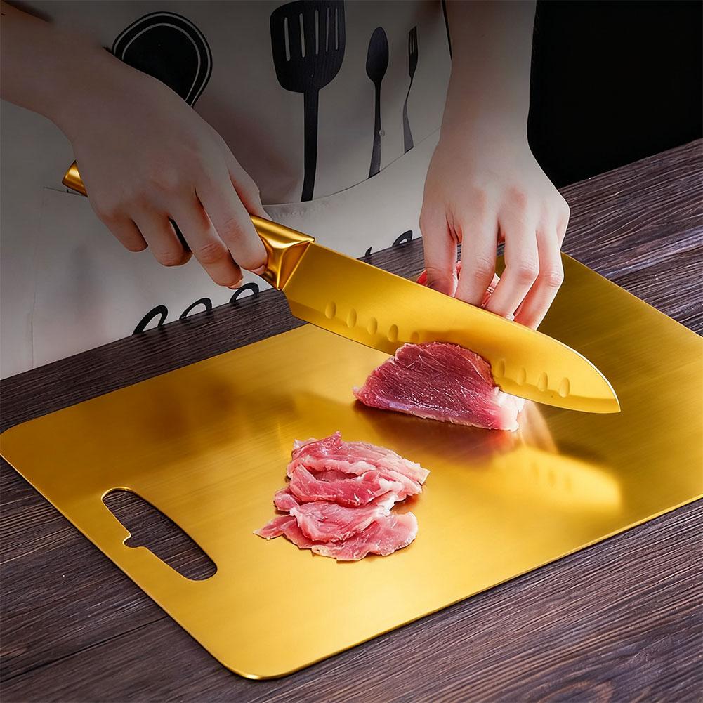 Panel a prkénko z nerezové oceli Kuchyňka Oboustranné prkénko na krájení pro domácnost zahuštěné Prkénko na hnětení těsta