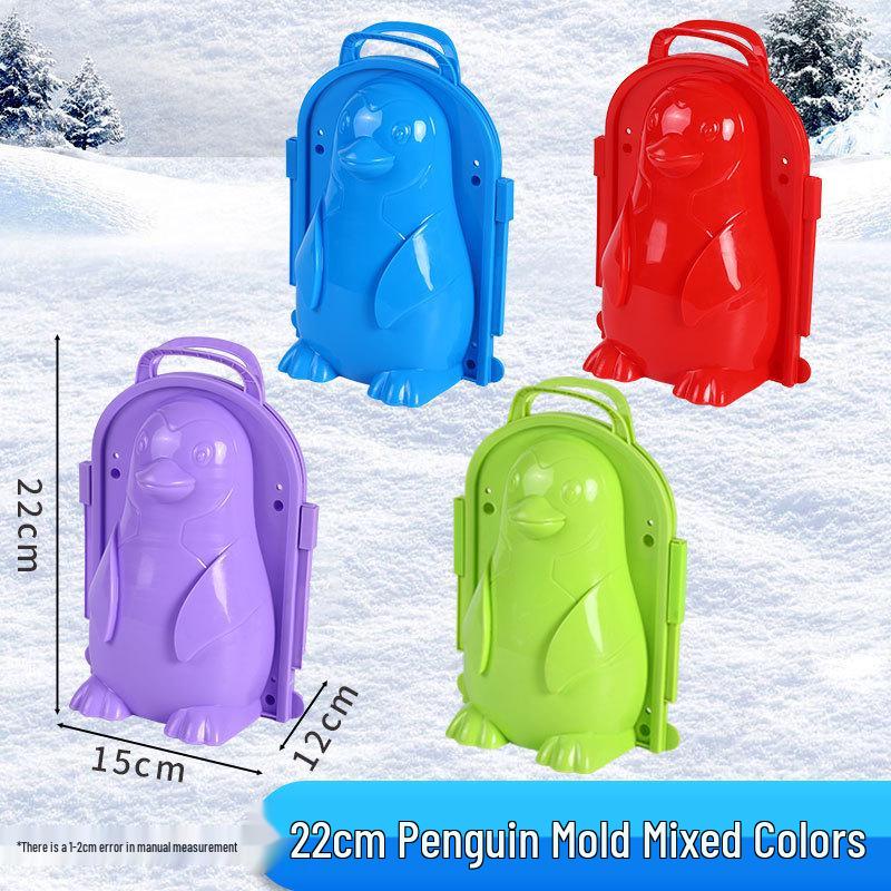 Large Snowball Maker Set - Duck, Heart, Snowman Shapes