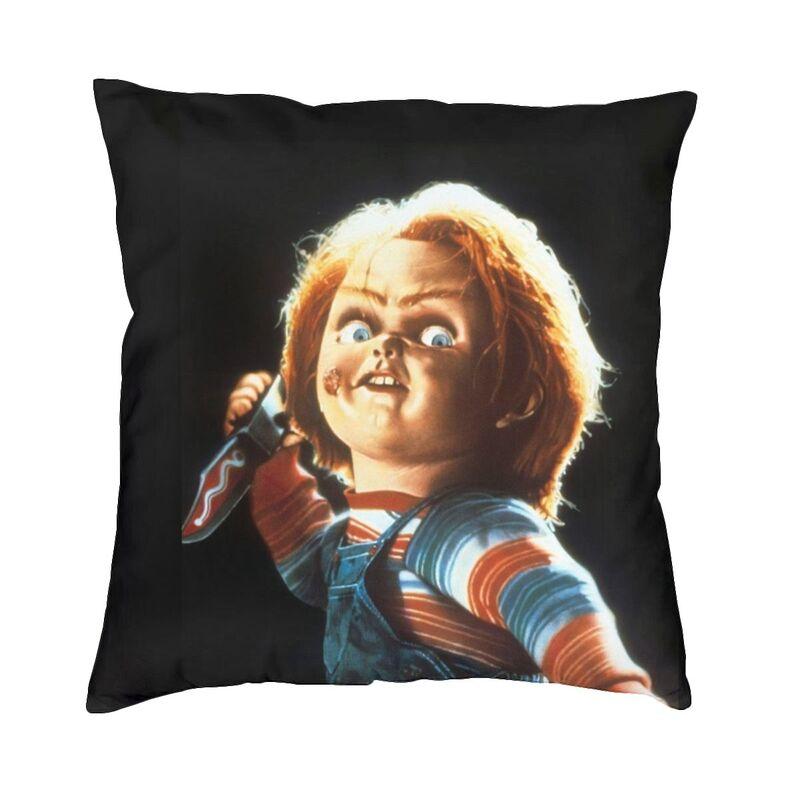 Bride Of Chucky Cushion Cover xcm Polyester Killer Doll Chucky Throw Pillow Case for Sofa Car Pillowcase Bedroom Decoration