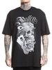 Sullen Herren Getting Played Kurzarm Standard T-Shirt Totenkopf Rose Poker Tee