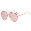 2023 Fashion Rivet Rimless Women Sun Glasses UV400 Custom Logo Classic Metal Double Bridge Men Shade Sunglasses