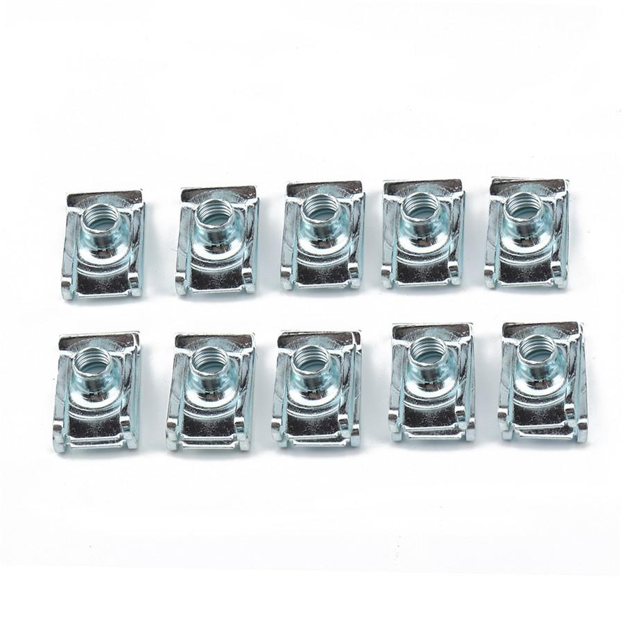 

60PCS M8 Stainless Steel Car Fairing Bodywork Panel U Clip Fastener Assorted Kit
