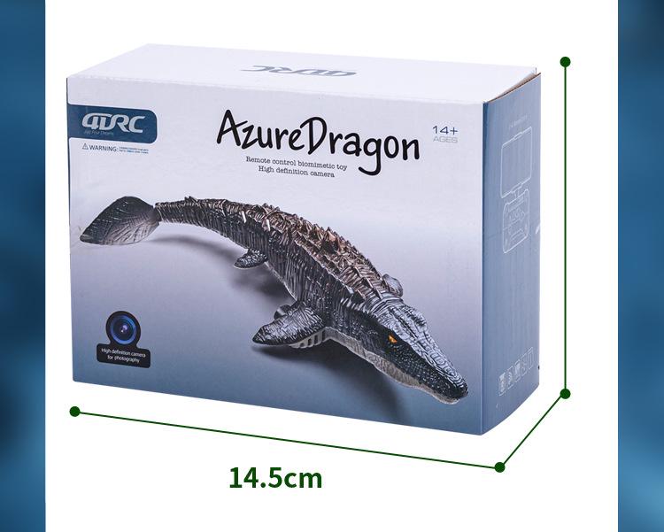 S11 4DRC Electric Camera Remote-Control Dinosaur Boat with Water Spray Toy for Kids