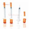 50pcs 1ml 30G13mm Disposable Plastic Veterinary Syringe With Needles For Pet Farm Animal Cat Dog Pig Cattle Sheep Horses Tool Pa