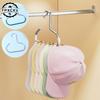 Baseball Cap Hat Rack Organizer,Portable Hat Storage Hanger, Metal & Plastic Hanging Cap Holder Suitable for Various Types Sizes
