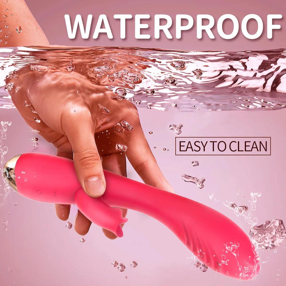 Adults 18 Clit Clitoris Stimulator Vibrators Powerful Dildo Sex Toys Vibrator for Women Female Wearable Dual Use Dildos Goods