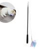 Funny Cat Stick Retractable Interactive Cat Feather Toy for Indoor Cats Kitten Play Exercise