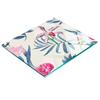 Tempered Glass Kitchen Board with Decorative Orchid Flower Graphics 60x52 Cm