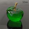 50/60Mm Glaze K9 Apple Crafts Glass Paperweight Home Desktop Decor