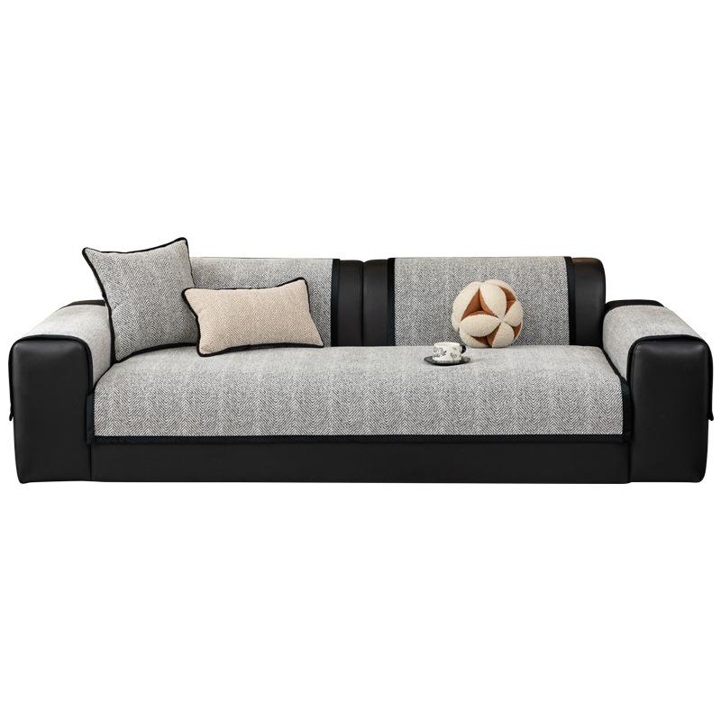 Sofa Cushion Minimalist Style High-end Chenille 2025 New Leather Sofa Seat Cushion Living Room Non-slip Four-season Universal Cushion