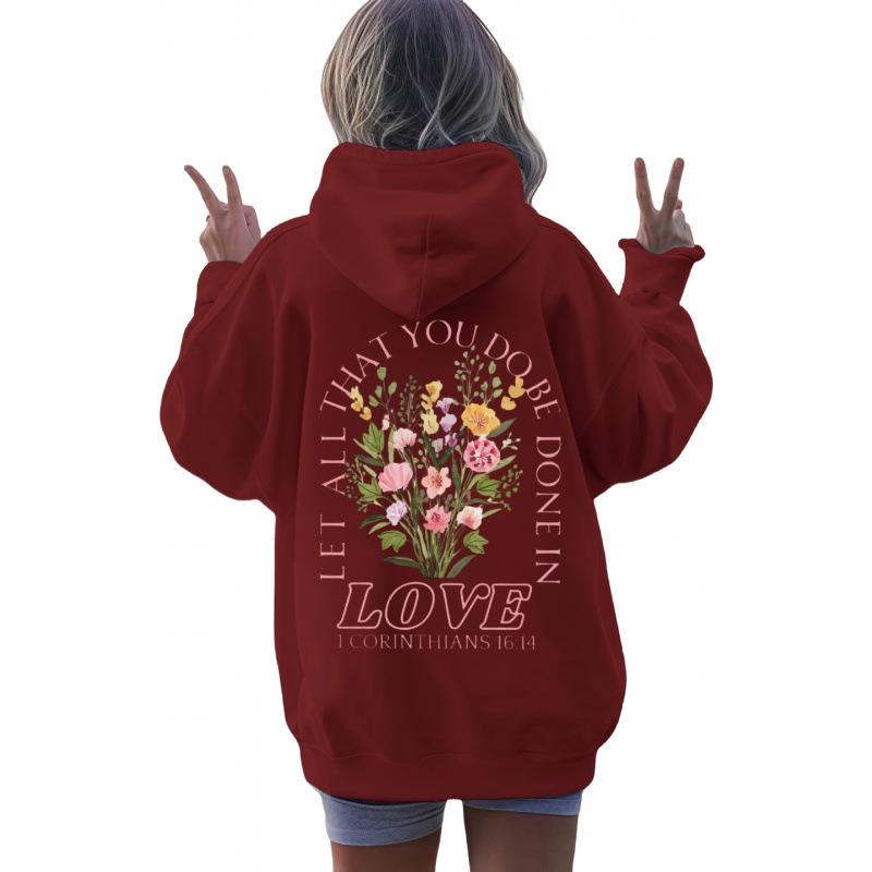 2025 Trendy Women's Hoodie with Letter Print - Autumn/Winter Collection