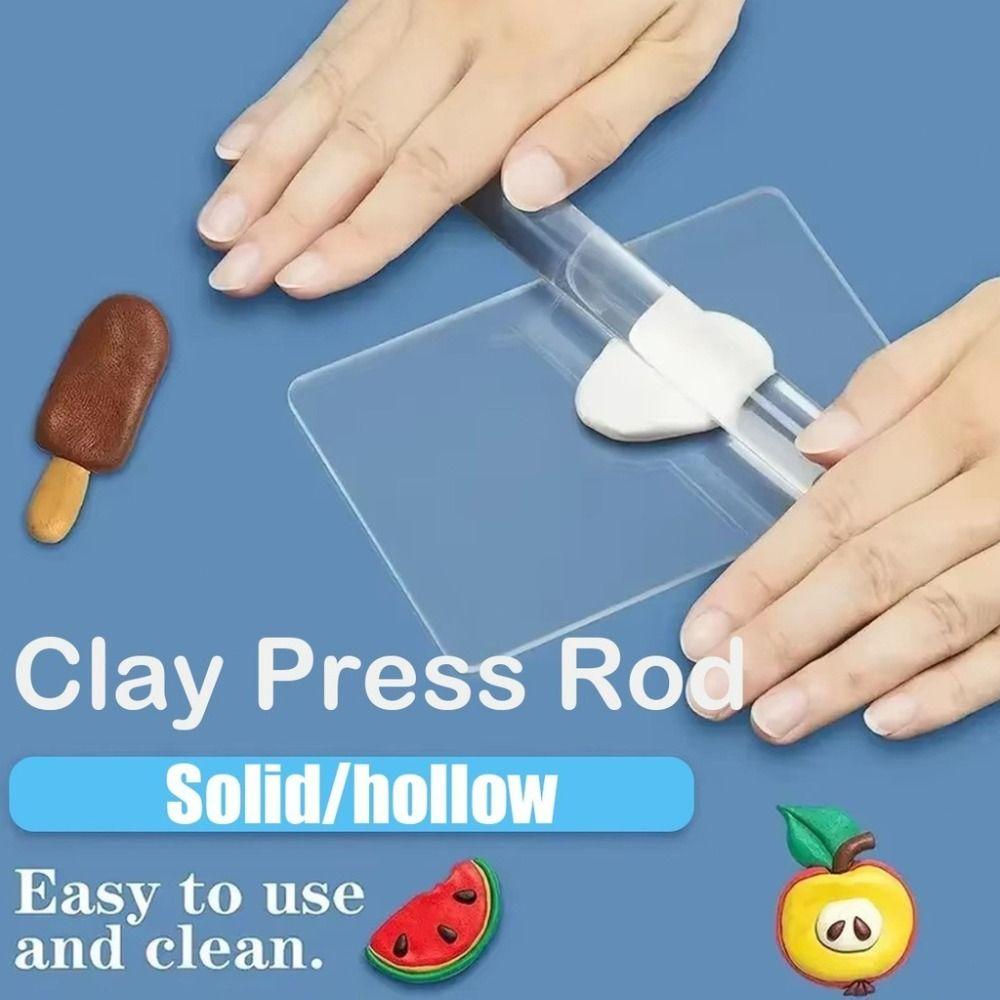 Acrylic Sheet Clay Press Clear Clay Pressing Board New Clay Roller  Rubbing Plate Pottery Machine
