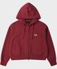 Jeep Women Usa Jeep Crop Zip-Up Hoodie (Jr5Tzf072Bg)