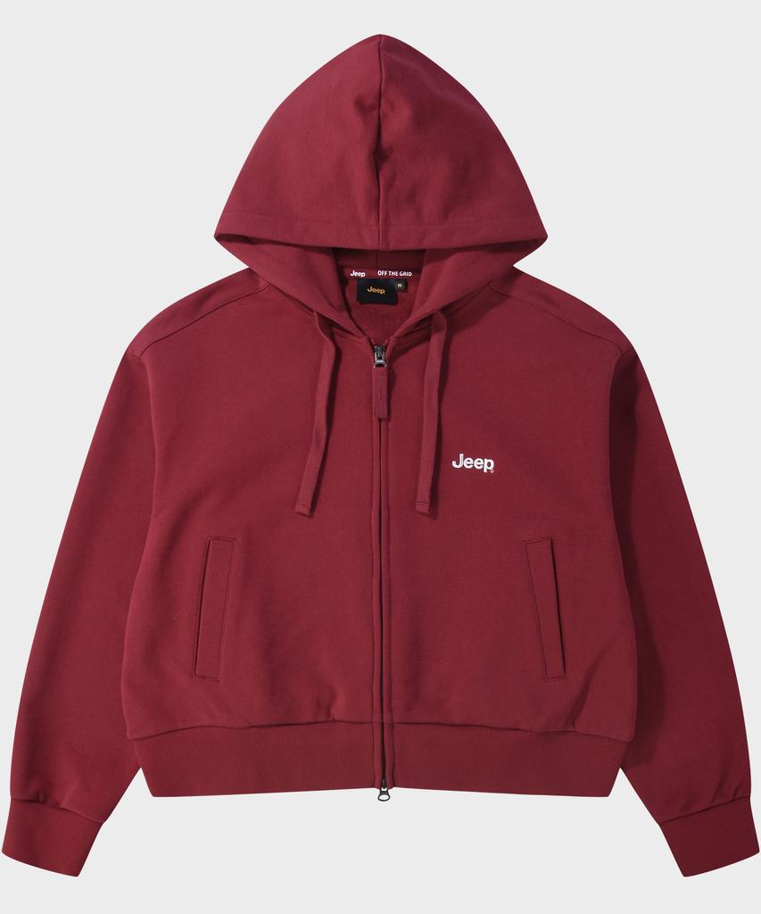 Jeep Women Usa Jeep Crop Zip-Up Hoodie (Jr5Tzf072Bg)