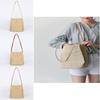 Straw Bucket Bag For Women With Magnetic Closure And Inner Pockets Ideal For Daily Use