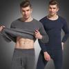 Men's Slim Fit Thermal Underwear Set - Fleece Lined Long Johns