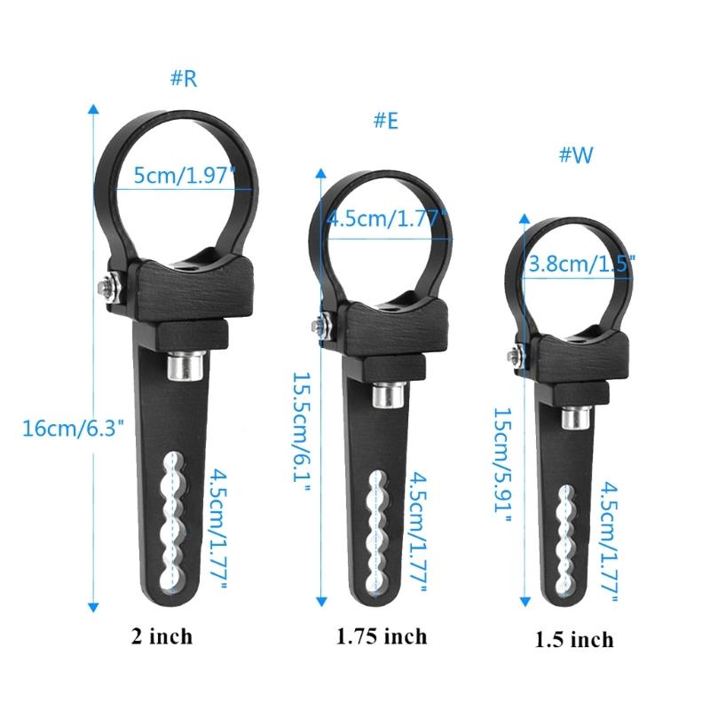 Para Suporte de Montagem Base de Suporte Suporte para Farol LED de Tubo de 1,5'' 1,75'' 2'' Suporte para Lanterna Traseira Spotlight Esportiva de Bicicleta
