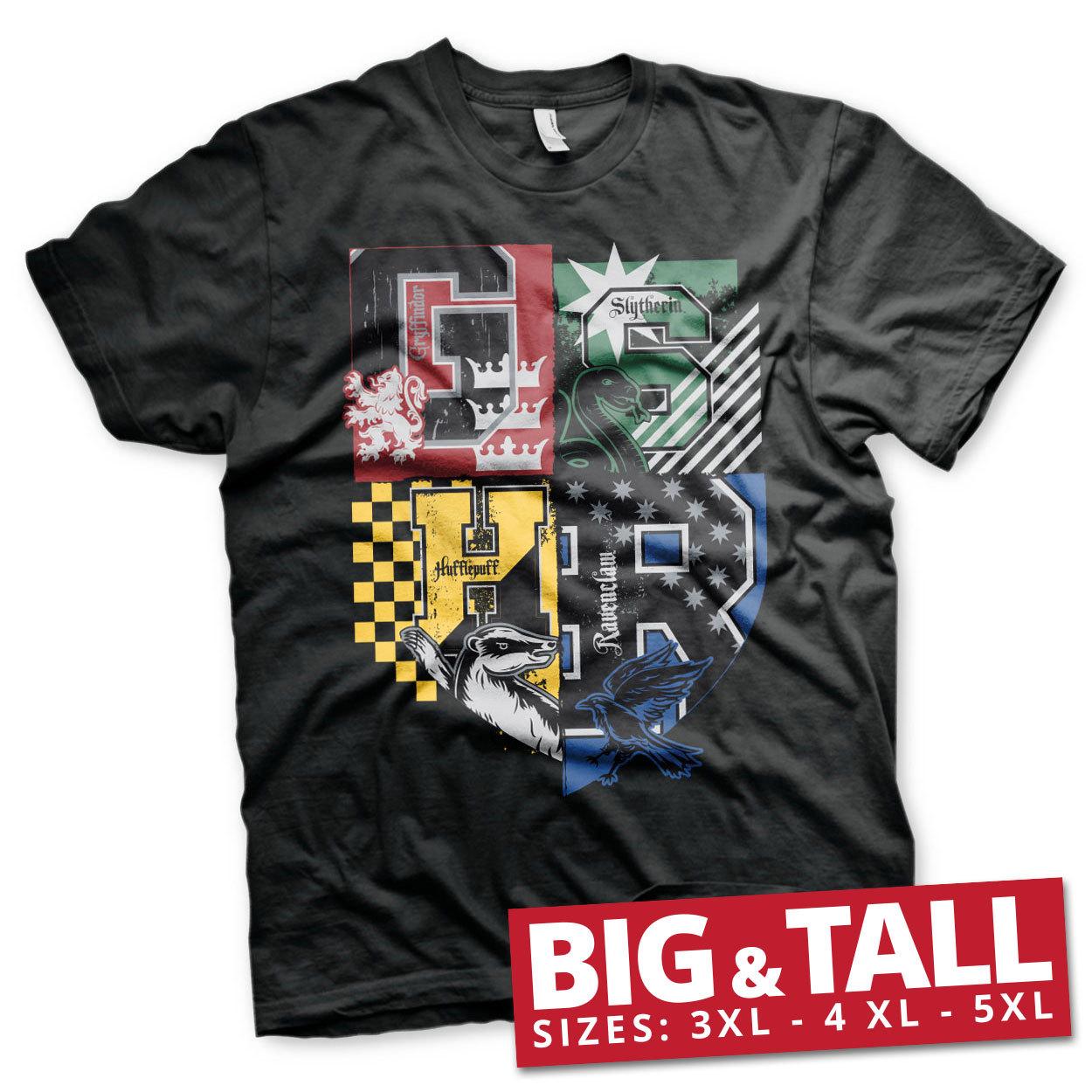 Officially Licensed Harry Potter Dorm Crest 3XL4XL5XL Men s T-Shirt XXXL