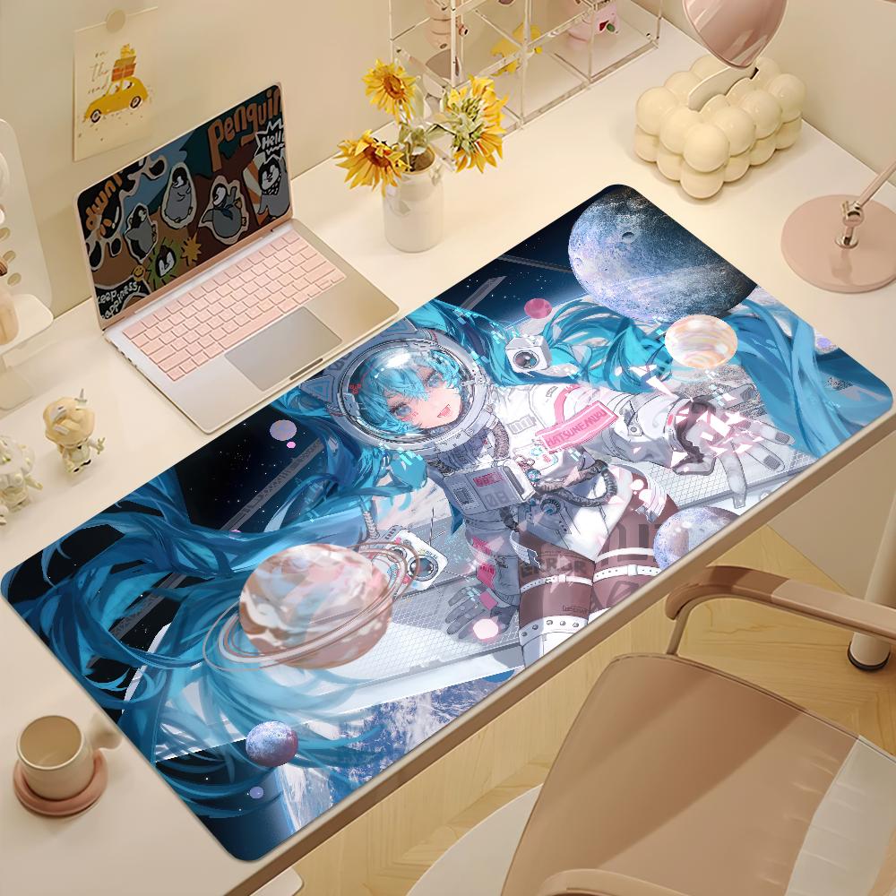 Virtual Japanese MMiku Kawaii Cute Mouse Pad NonSlip Thickened Mousepad Large Writing Lockedge Office Student Gaming Cushion